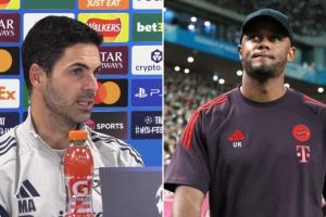 记者：阿森纳输一场就被说成全面危机，拜仁输则只是马失前蹄